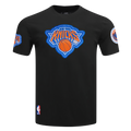 NBA NEW YORK KNICKS DIY PICK STITCH T-SHIRT EN JERSEY SIMPLE POUR HOMME (NOIR)