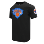 NBA NEW YORK KNICKS DIY PICK STITCH T-SHIRT EN JERSEY SIMPLE POUR HOMME (NOIR)