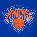NBA NEW YORK KNICKS DIY PICK STITCH MEN'S SINGLE JERSEY TEE (ROYAL BLUE)
