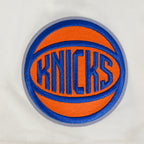 NBA NEW YORK KNICKS CHROME MEN'S COTTON JERSEY DROP SHOULDER TEE (EGGSHELL)