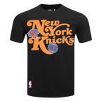 NBA NEW YORK KNICKS SOUVENIR MEN'S SINGLE JERSEY TEE (BLACK)