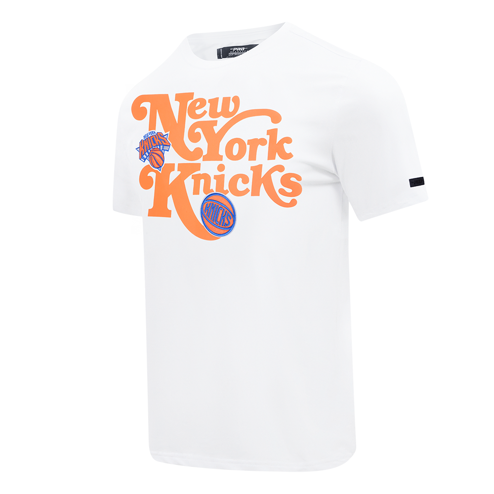 NBA NEW YORK KNICKS SOUVENIR MEN'S SINGLE JERSEY TEE (WHITE)