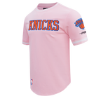 NBA NEW YORK KNICKS CLASSIC CHENILLE MEN'S SHIRT (PINK)
