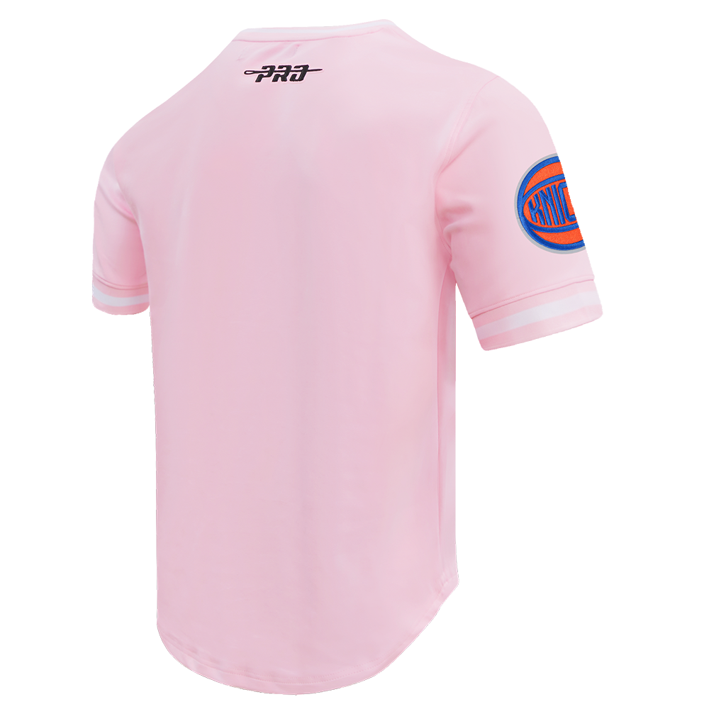 NBA NEW YORK KNICKS CLASSIC CHENILLE MEN'S SHIRT (PINK)