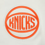 NBA NEW YORK KNICKS FIRST TEAM MEN'S RAGLAN TEE (EGGSHELL/ROYAL BLUE)