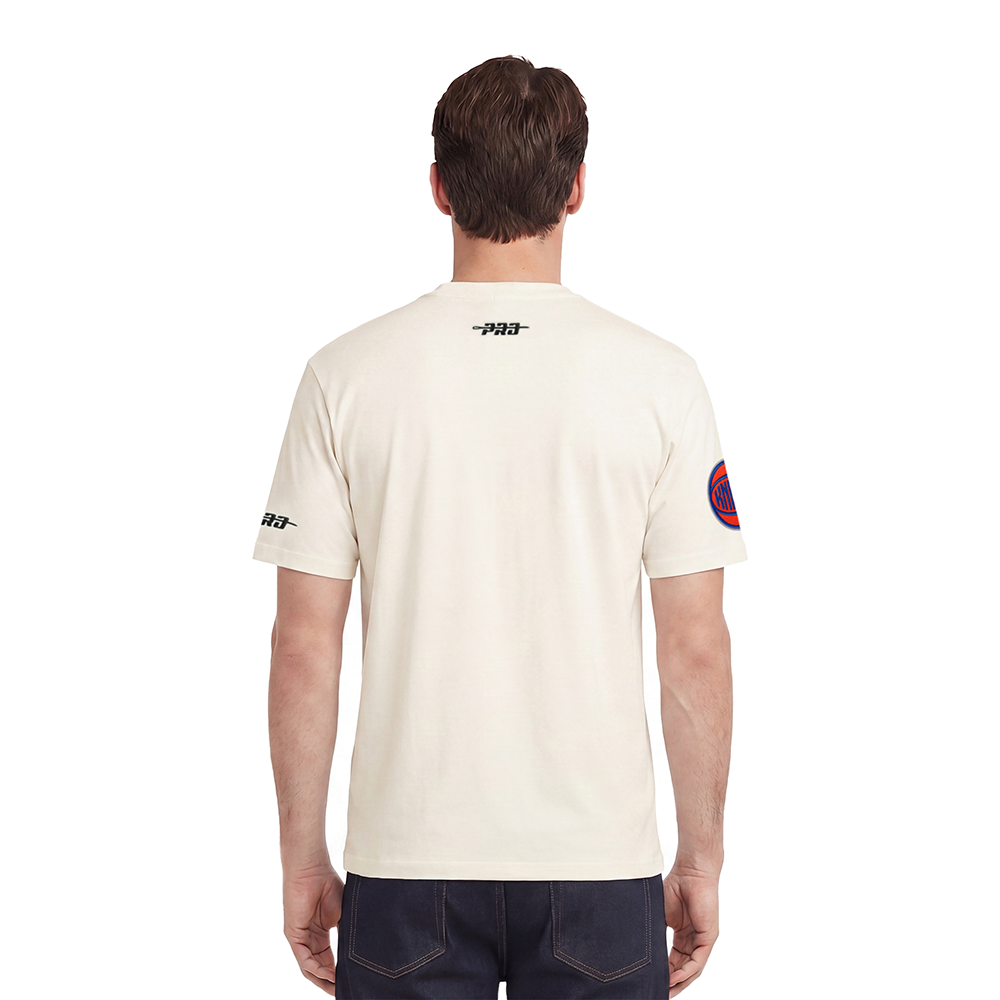 NBA NEW YORK KNICKS ORIGINAL PLAYERS MEN'S S/S TEE (EGGSHELL)