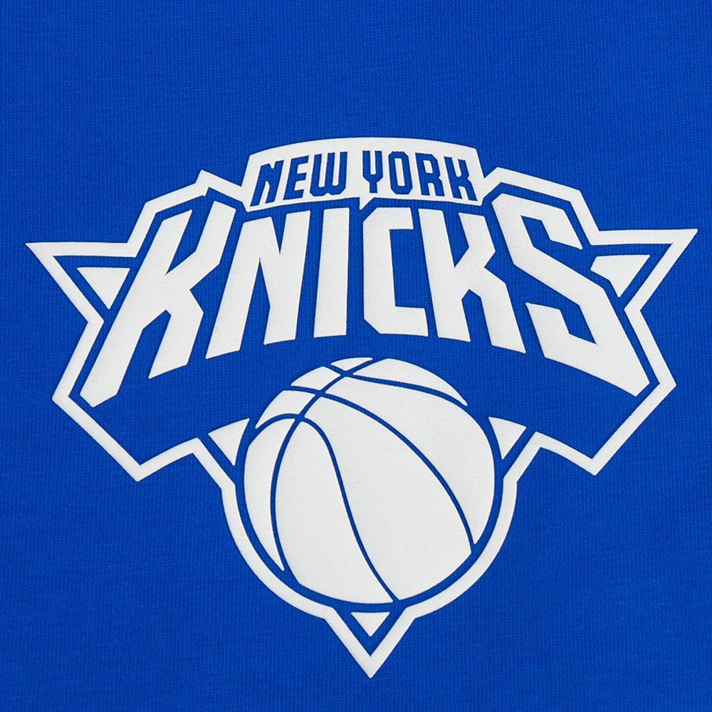NBA NEW YORK KNICKS T-SHIRT À MANCHES COURTES POUR HOMME (BLEU ROYAL)