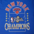 NBA NEW YORK KNICKS T-SHIRT DU CHAMPIONNAT 2026 À MANCHES COURTES POUR HOMME (BLEU ROYAL)