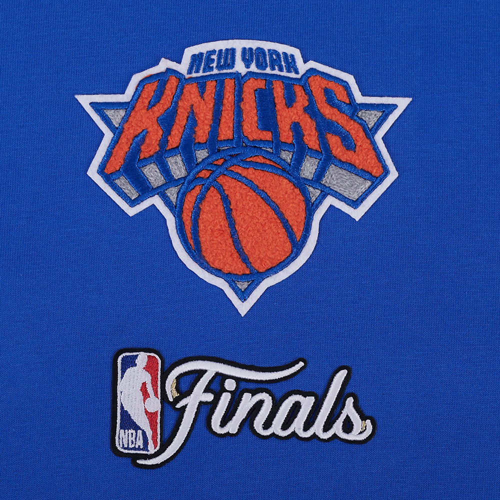 NBA NEW YORK KNICKS T-SHIRT DU CHAMPIONNAT 2026 À MANCHES COURTES POUR HOMME (BLEU ROYAL)