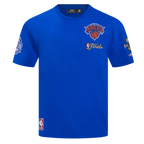 NBA NEW YORK KNICKS T-SHIRT DU CHAMPIONNAT 2026 À MANCHES COURTES POUR HOMME (BLEU ROYAL)