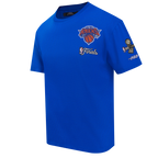 NBA NEW YORK KNICKS T-SHIRT DU CHAMPIONNAT 2026 À MANCHES COURTES POUR HOMME (BLEU ROYAL)