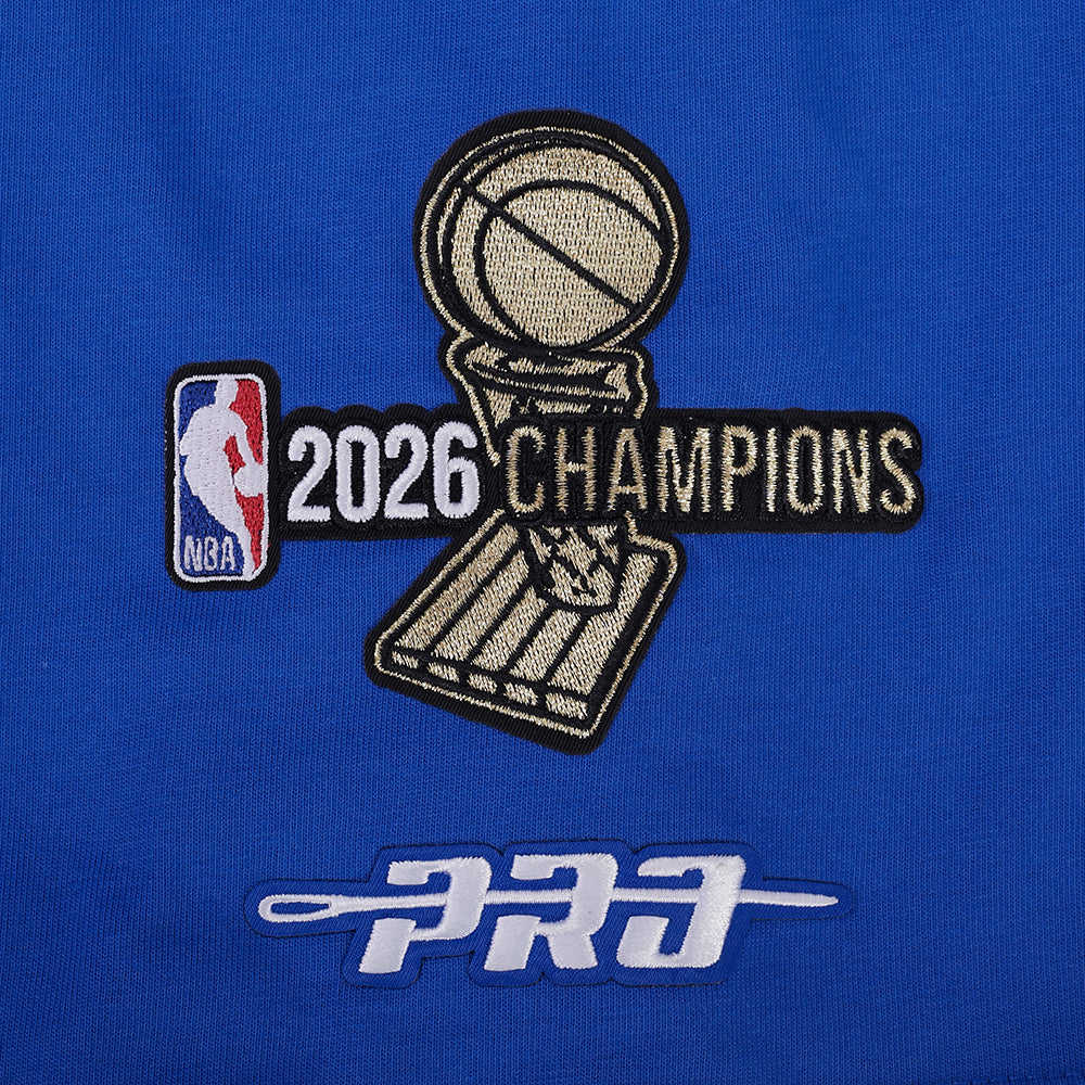 NBA NEW YORK KNICKS T-SHIRT DU CHAMPIONNAT 2026 À MANCHES COURTES POUR HOMME (BLEU ROYAL)