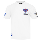 NBA NEW YORK KNICKS T-SHIRT DU CHAMPIONNAT 2026 À MANCHES COURTES POUR HOMME (BLANC)