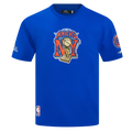 NBA NEW YORK KNICKS T-SHIRT À MANCHES COURTES POUR HOMME (BLEU ROYAL)
