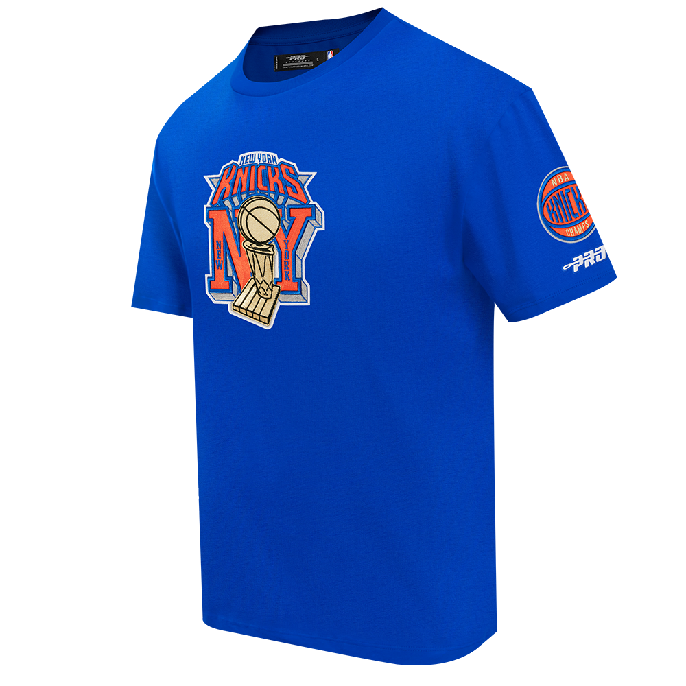NBA NEW YORK KNICKS  MEN'S S/S TEE (ROYAL BLUE)