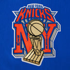 NBA NEW YORK KNICKS T-SHIRT À MANCHES COURTES POUR HOMME (BLEU ROYAL)