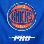 NBA NEW YORK KNICKS T-SHIRT À MANCHES COURTES POUR HOMME (BLEU ROYAL)