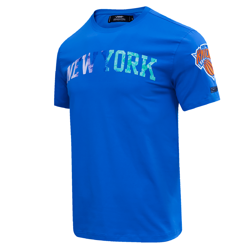 T-shirt NBA NEW YORK KNICKS DIP DYE PRO TEAM POUR HOMME (BLEU ROI)