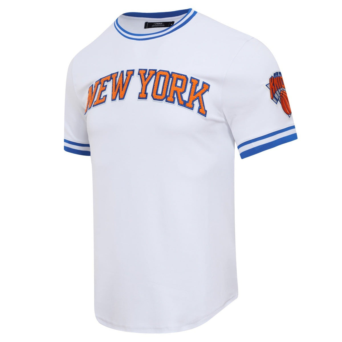 NBA NEW YORK KNICKS CLASSIC CHENILLE MEN'S TEE (WHITE)