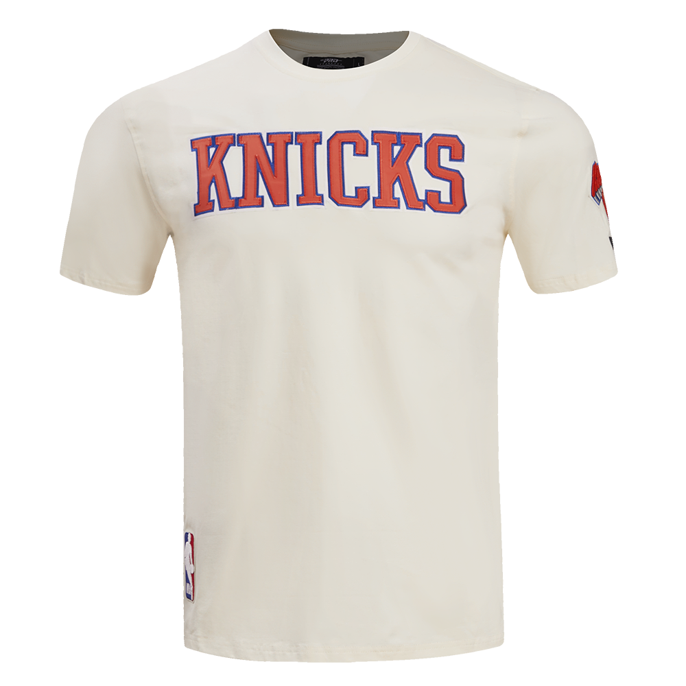 NBA NEW YORK KNICKS TACKLE TWILL MEN'S TEE (EGGSHELL)
