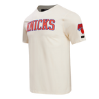 NBA NEW YORK KNICKS TACKLE TWILL MEN'S TEE (EGGSHELL)