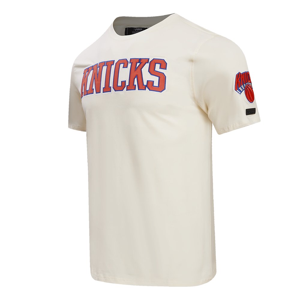NBA NEW YORK KNICKS TACKLE TWILL T-SHIRT POUR HOMME (COQUILLE D'ŒUF)