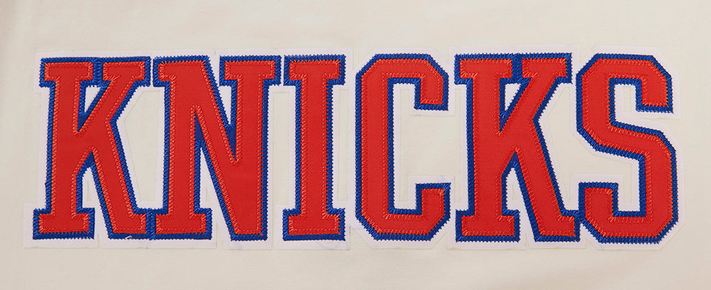 NBA NEW YORK KNICKS TACKLE TWILL MEN'S TEE (EGGSHELL)