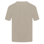 NBA NEW YORK KNICKS NEUTRAL COTTON JERSEY DROP SHOULDER TEE (TAUPE)
