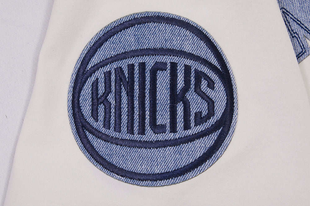 NBA NEW YORK KNICKS VARSITY BLUES T-SHIRT POUR HOMME (LIN)