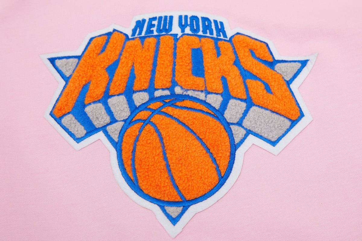 NBA NEW YORK KNICKS CLASSIC CHENILLE MEN'S SHORT (PINK)