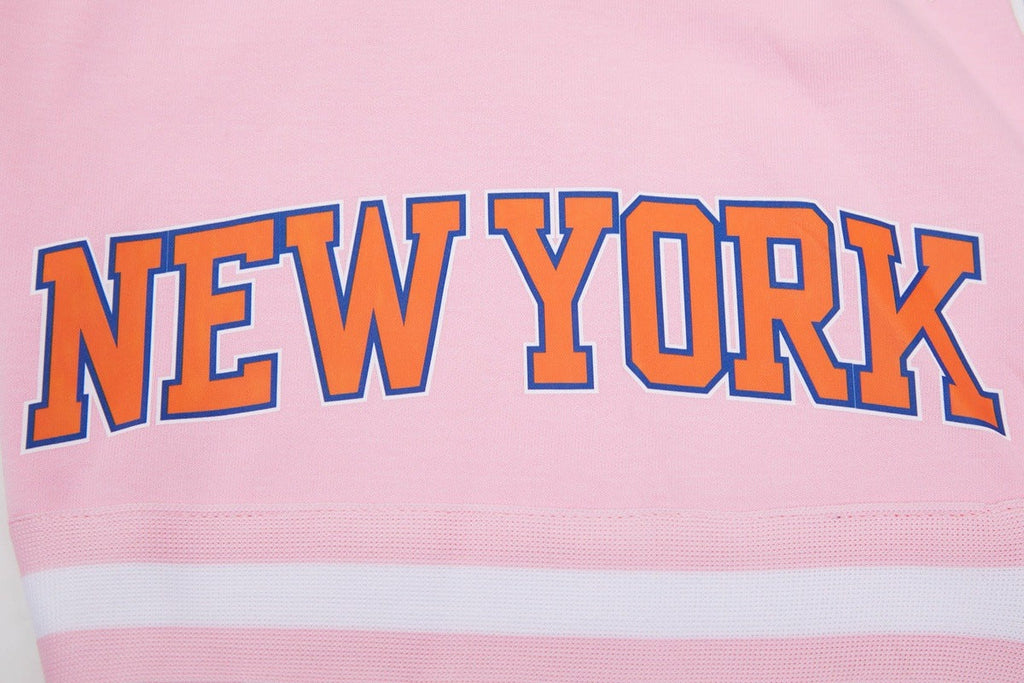 NBA NEW YORK KNICKS CLASSIC CHENILLE MEN'S SHORT (PINK)