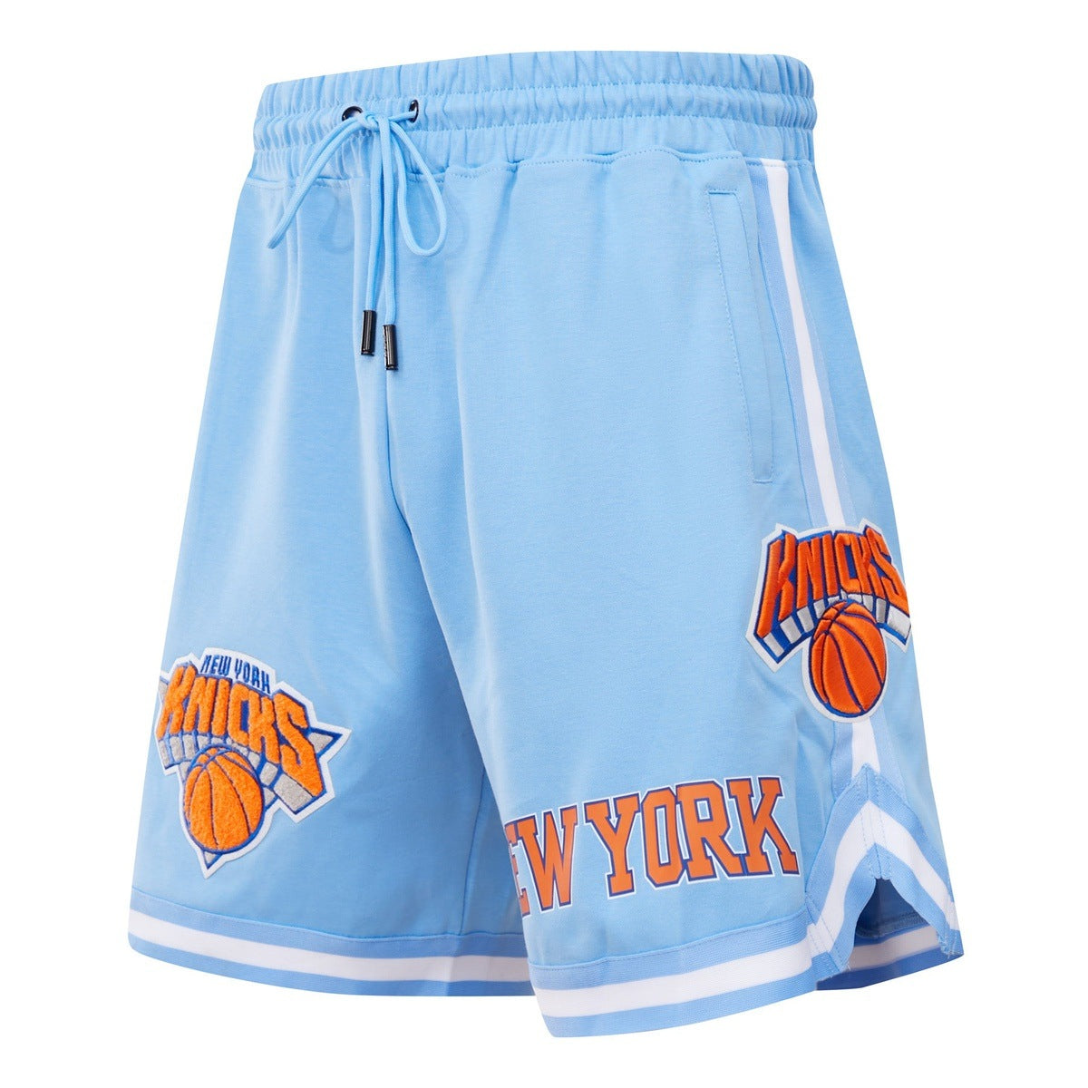 NBA NEW YORK KNICKS CLASSIC CHENILLE MEN'S SHORT (UNIVERSITY BLUE)