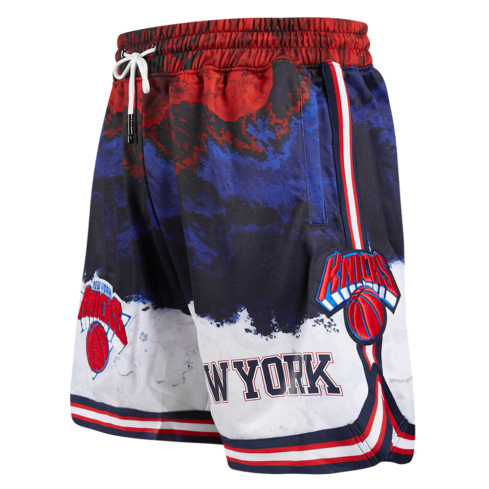NBA NEW YORK KNICKS LOGO PRO TEAM MEN'S SHORT (RED/WHITE/BLUE)