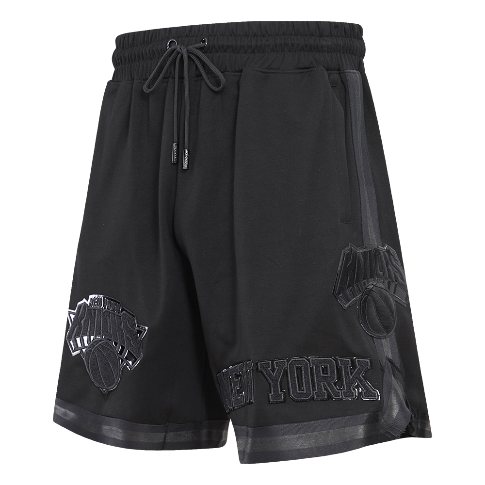 NBA NEW YORK KNICKS TRIPLE BLACK PRO TEAM MEN'S SHORT (BLACK)