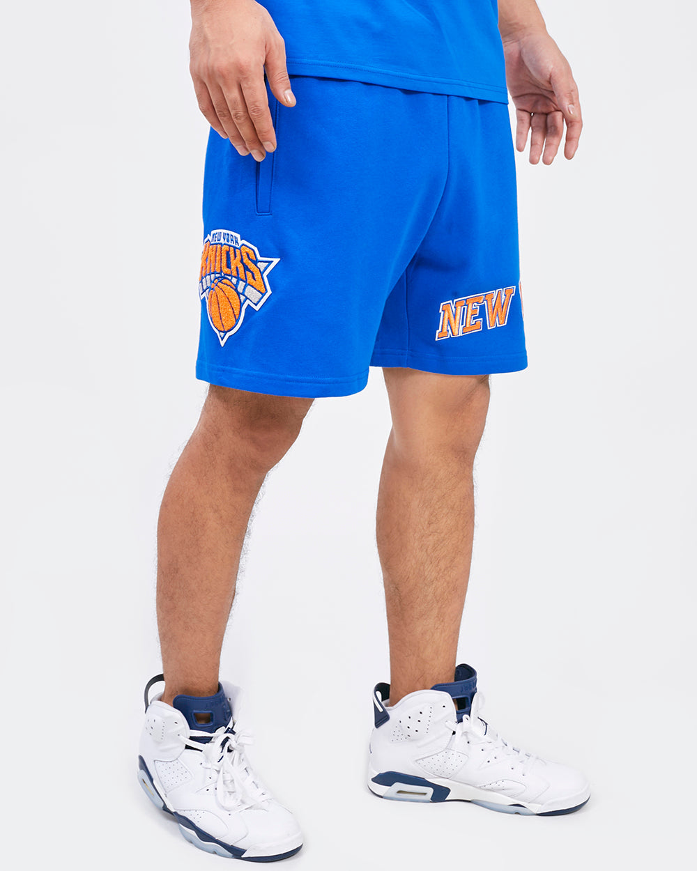 NBA NEW YORK KNICKS RETRO CLASSIC MEN'S SHORT (ROYAL BLUE)