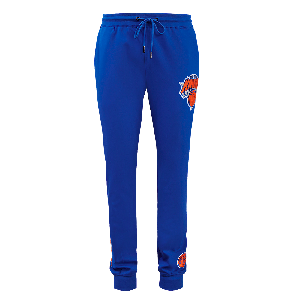 NBA NEW YORK KNICKS CLASSIC CHENILLE MEN'S JOGGER (ROYAL BLUE)