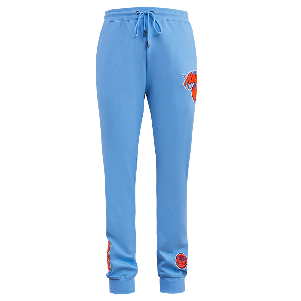 NBA NEW YORK KNICKS CLASSIC CHENILLE MEN'S JOGGER (UNIVERSITY BLUE)