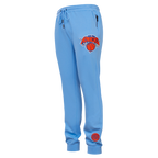 NBA NEW YORK KNICKS CLASSIC CHENILLE MEN'S JOGGER (UNIVERSITY BLUE)
