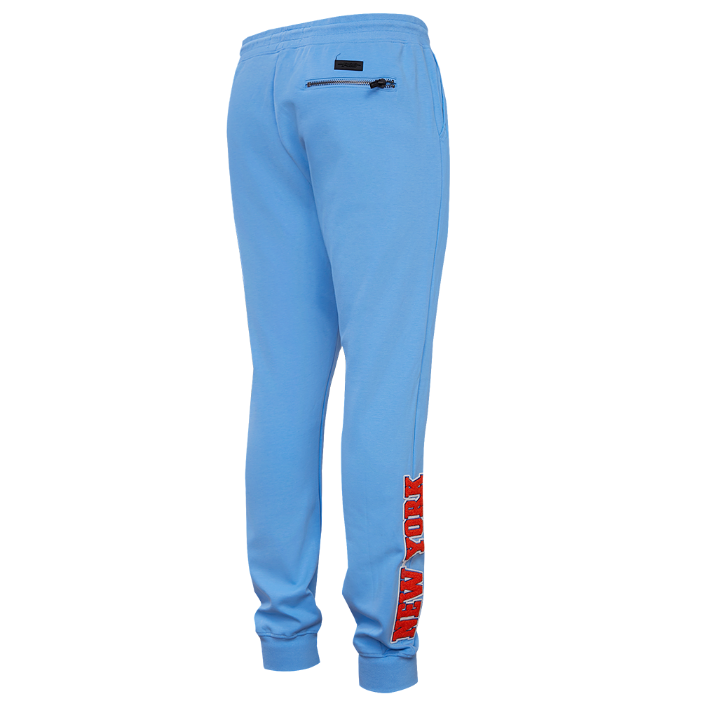 NBA NEW YORK KNICKS CLASSIC CHENILLE MEN'S JOGGER (UNIVERSITY BLUE)