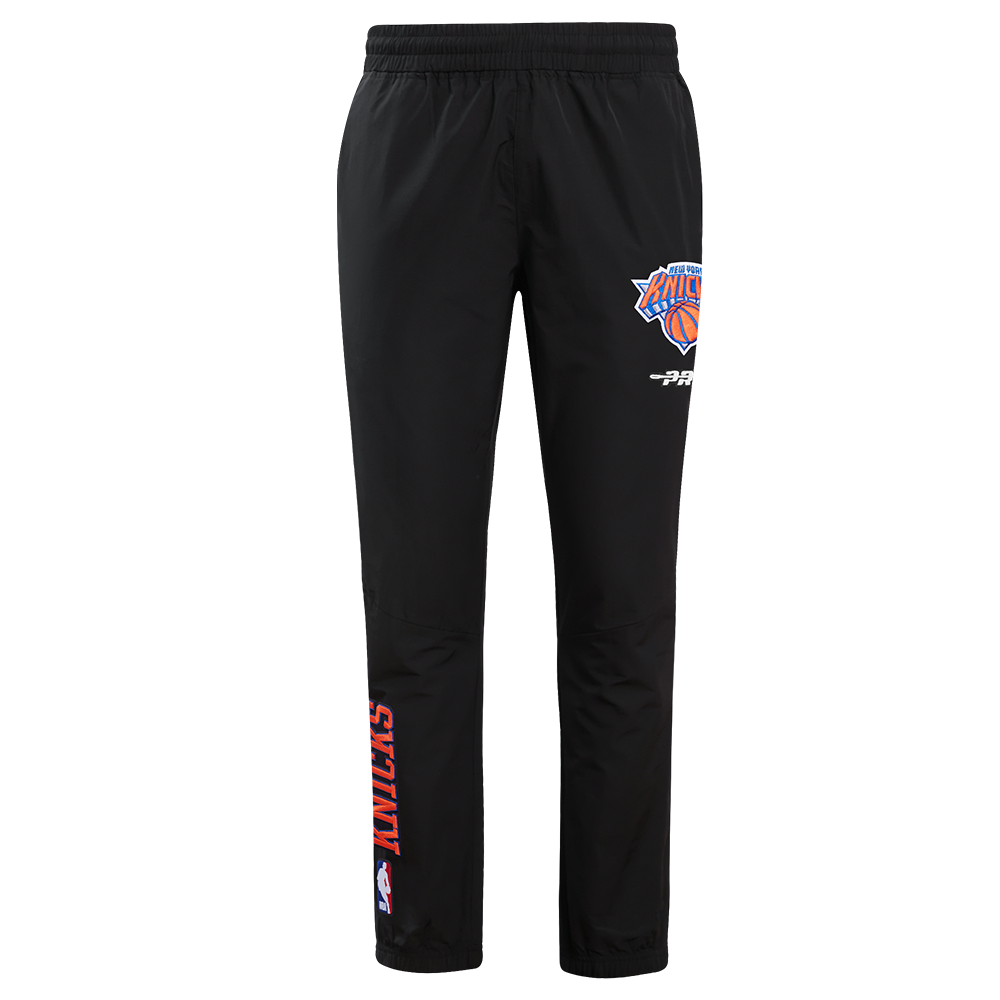 NBA NEW YORK KNICKS CLASSIC WIND SUIT PANTALON TISSÉ POUR HOMME (NOIR)