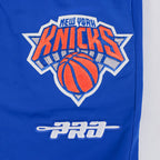 NBA NEW YORK KNICKS CLASSIC WIND SUIT PANTALON TISSÉ POUR HOMME (BLEU ROYAL)