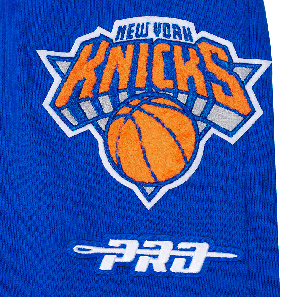 NBA NEW YORK KNICKS CLASSIC CHENILLE MEN'S PANTS (ROYAL BLUE)