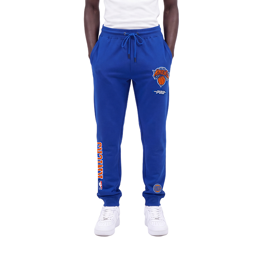 NBA NEW YORK KNICKS CLASSIC CHENILLE MEN'S PANTS (ROYAL BLUE)