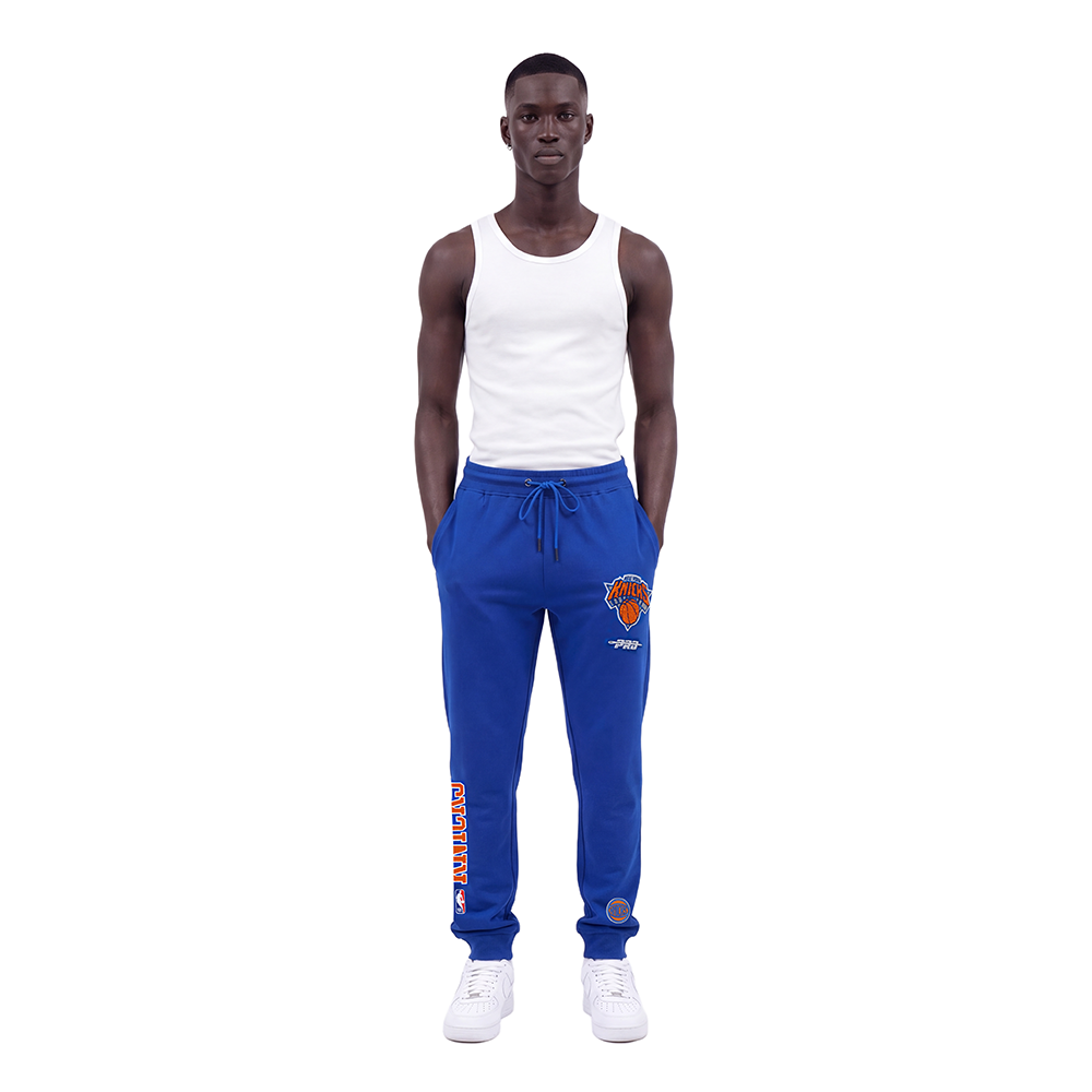 NBA NEW YORK KNICKS CLASSIC CHENILLE MEN'S PANTS (ROYAL BLUE)