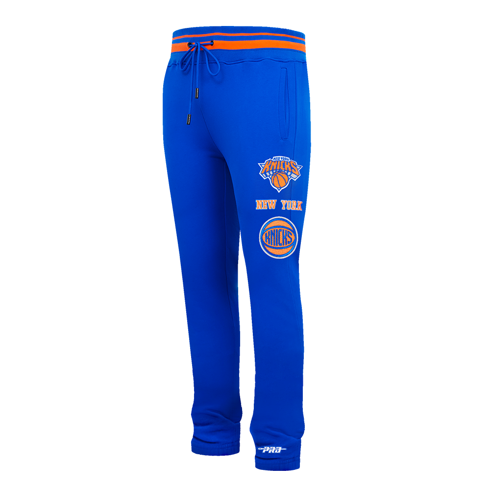 NBA NEW YORK KNICKS RETRO CLASSICS MEN'S PANTS (ROYAL/ORANGE/ROYAL)