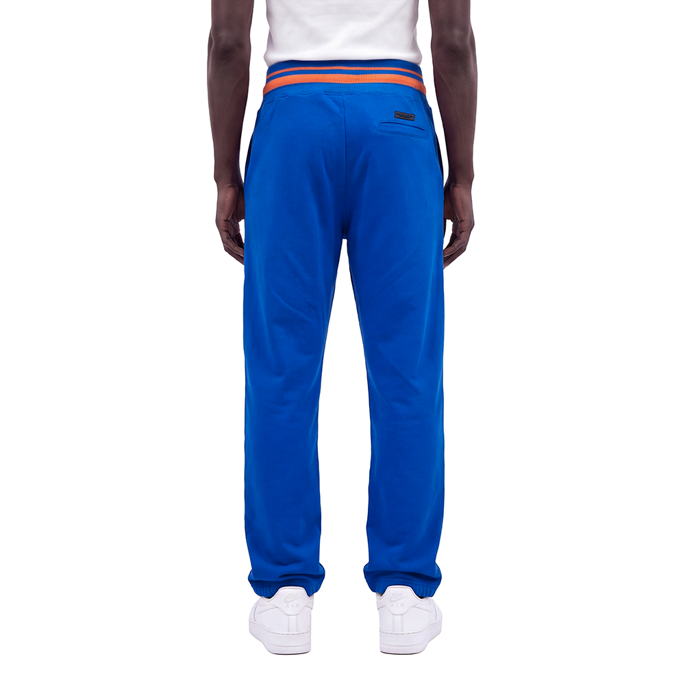 NBA NEW YORK KNICKS RETRO CLASSICS MEN'S PANTS (ROYAL/ORANGE/ROYAL)