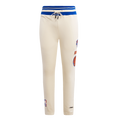 NBA NEW YORK KNICKS RETRO CLASSIC MEN'S SWEATPANT (EGGSHELL/ ROYAL BLUE)