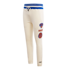 NBA NEW YORK KNICKS RETRO CLASSIC MEN'S SWEATPANT (EGGSHELL/ ROYAL BLUE)