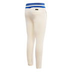 NBA NEW YORK KNICKS RETRO CLASSIC MEN'S SWEATPANT (EGGSHELL/ ROYAL BLUE)