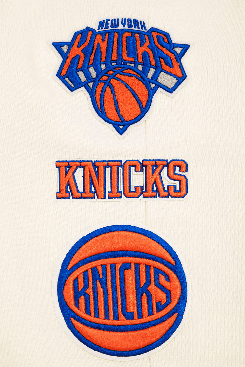 NBA NEW YORK KNICKS RETRO CLASSIC MEN'S SWEATPANT (EGGSHELL/ ROYAL BLUE)